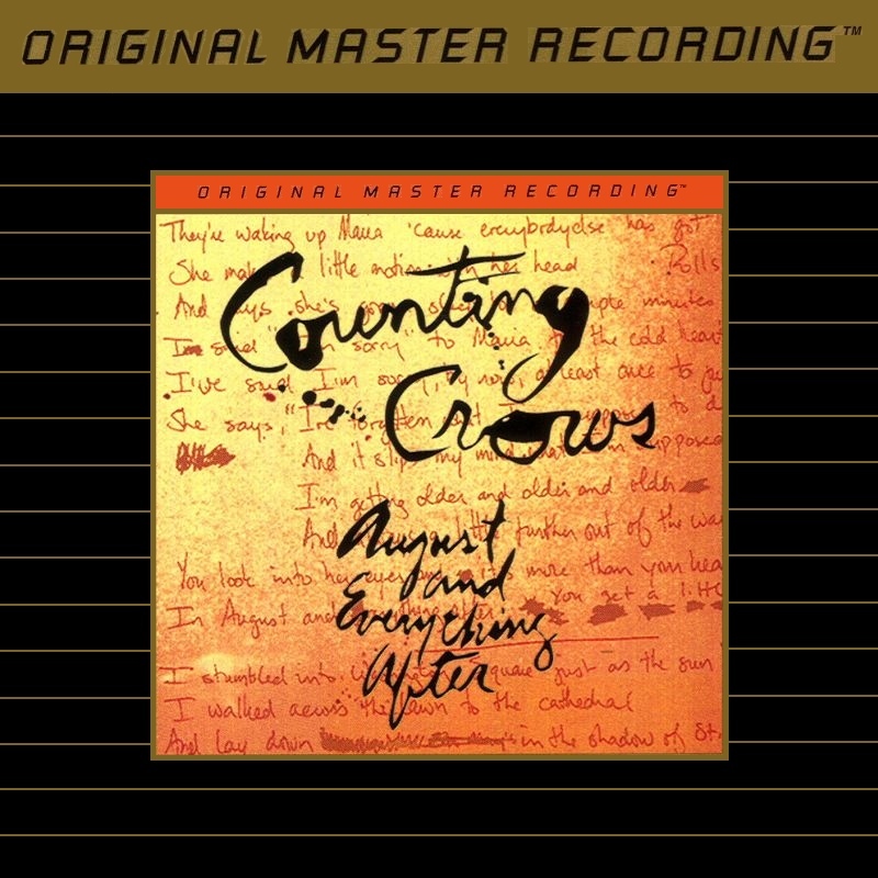 Counting Crows  August And Everything After : Front